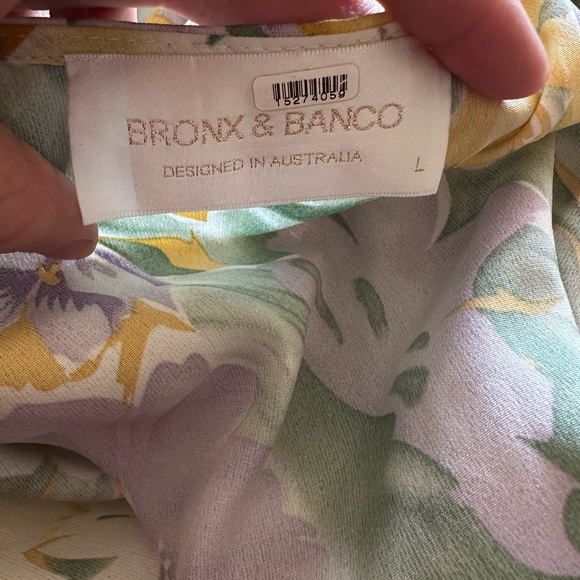 ✨ Bronx and Banco Floral Ruffle High-Low Dress – Size Large ✨ - Picture 5 of 5